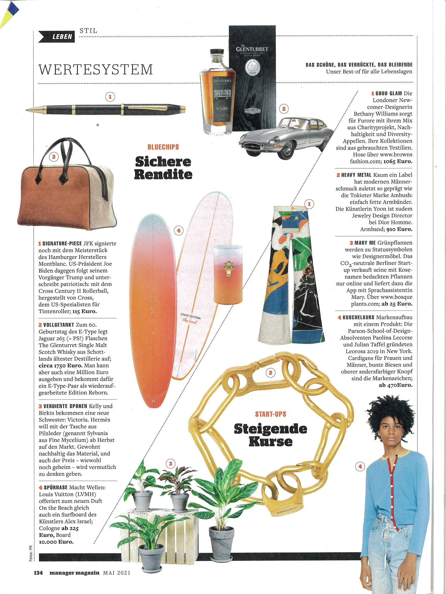 LEOROSA, article: MANAGER MAGAZIN, WERTESYSTEM (fig. 1)